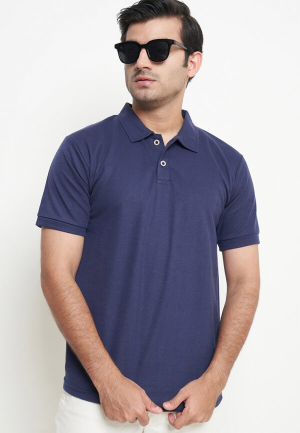 Polo Shirt Purple - Polos - Kancing