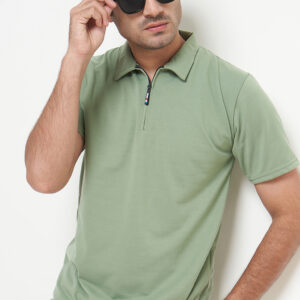 Polo Shirt Yellow Green - Polos - Zipper
