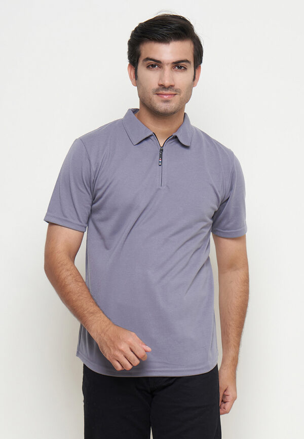 Polo Shirt Medium Purple - Polos - Zipper