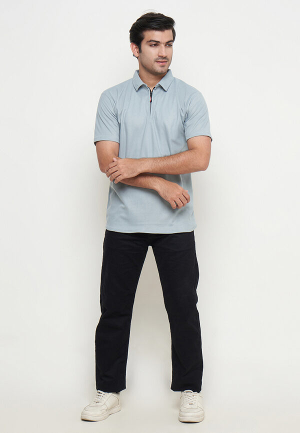 Polo Shirt Baby Blue - Polos - Zipper